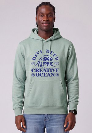 watapparel, CREATIVE OCEAN UNISEX - Hoodie - aloe