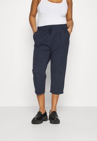 ONLY Carmakoma Tygbyxor - dark blue