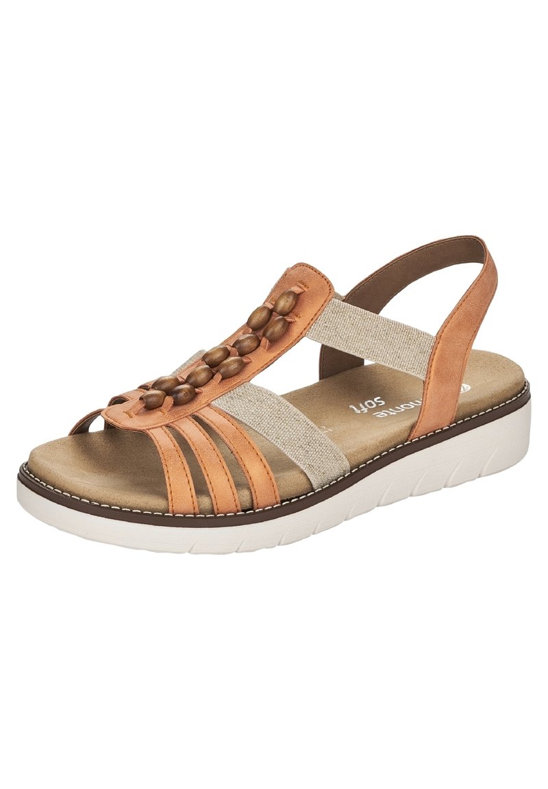 Damen Sneaker | Remonte Riemensandalette orange mottled/orange - GM73355 Damen Sneaker | Remonte Riemensandalette orange mottled/orange - GM73355