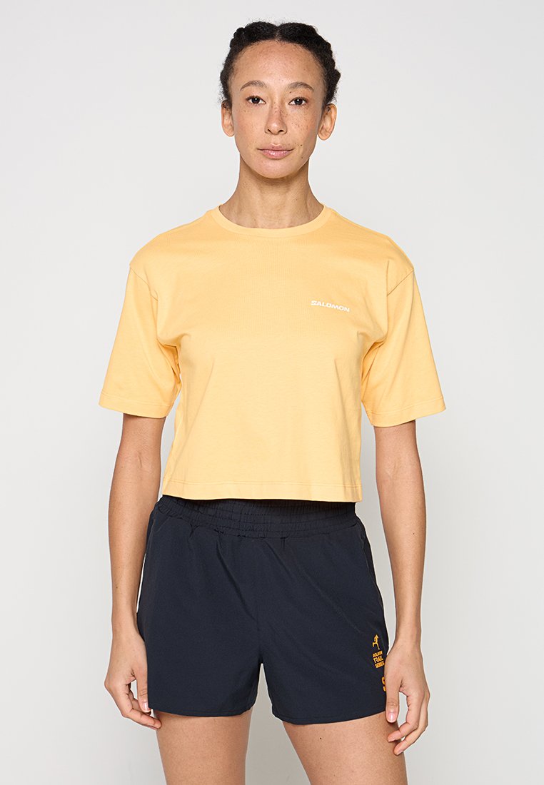 Salomon T-shirt basic abrikoos
