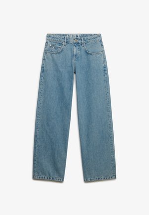 Superdry & Co, SUPERDRY MID RISE BAGGY JEANS.. - Jean baggy - light blue vintage wash
