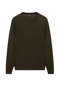 CREW NECK LONG SLEEVE - Maglione - khaki