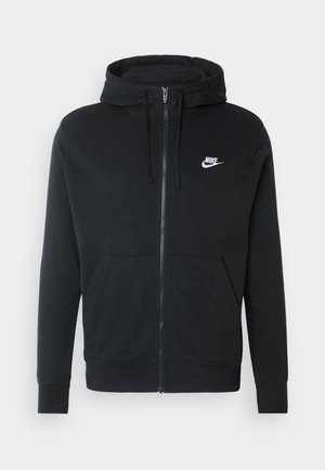 Nike Sportswear, M NSW CLUB - Felpa con zip - black/white