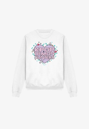 NETFLIX, KPOP DEMON HUNTERS PIXEL HEART - Sweatshirt - white