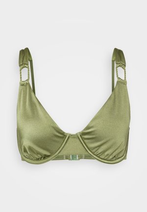 Roxy, BRILHO - Vrchný diel bikín - green