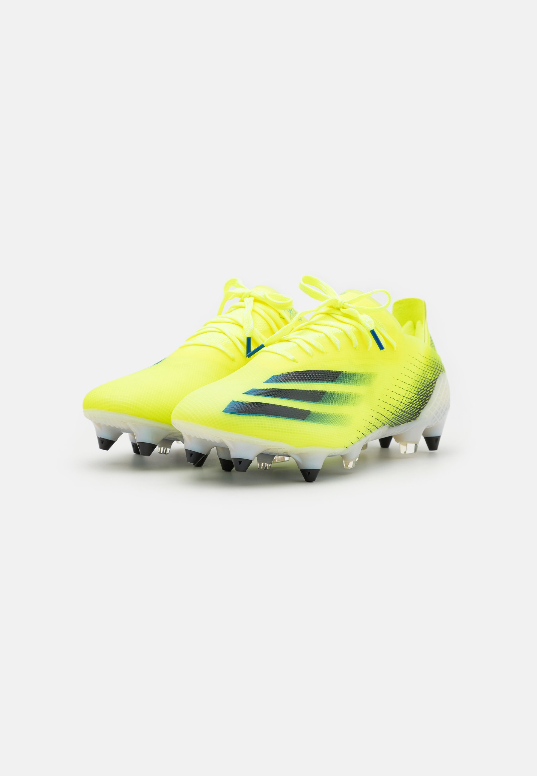 adidas Performance X GHOSTED.1 SG - Botas de fútbol - solar yellow/core  black/royal blue/amarillo neón - Zalando.es