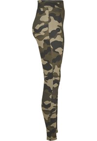 Urban Classics Leggingek - Nadrágok - wood camo