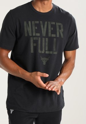 T-Shirt print - mottled black