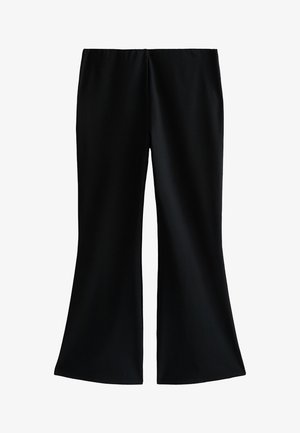 New Look Curves, CURVES RIBBED FLARED TROUSERS - Broek - black