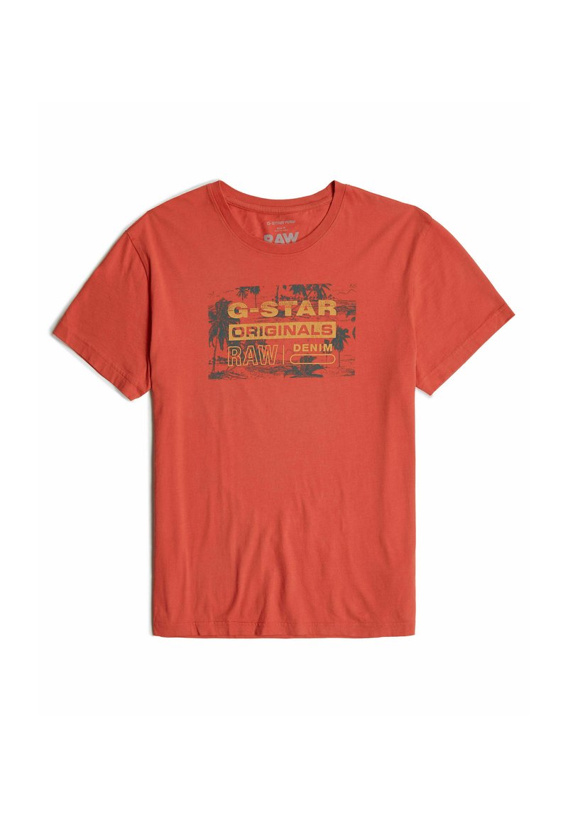 G-Star T-shirt print rood