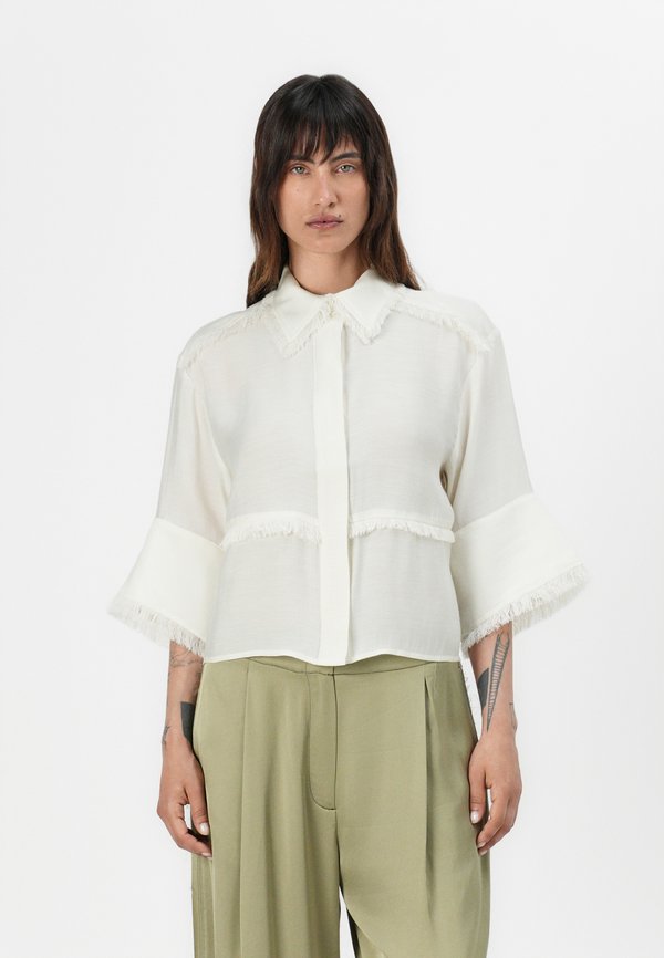 NASH REFINED FRINGES - Button-down blouse - jet stream