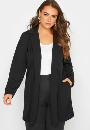 Yours Clothing LONGLINE - Korte frakker - black
