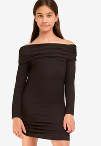 Lipsy BARDOT LONG SLEEVE - Žerzejové šaty - black