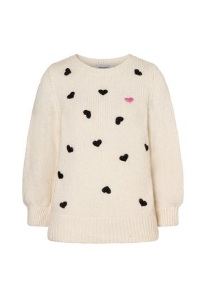 SÜSSER HERZEN - Strickpullover - off white