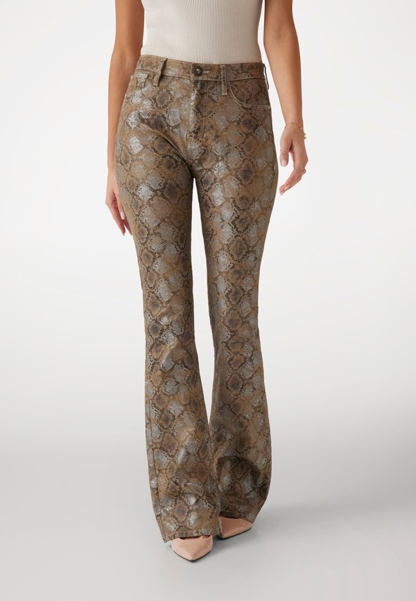 Flared Jeans - animalier