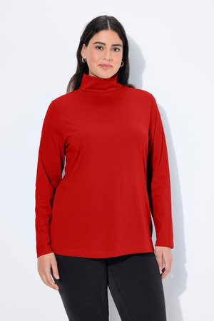 Ulla Popken, ROLLKRAGEN - Longsleeve - dark berry