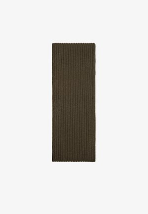 Massimo Dutti FINE - Sciarpa - mottled dark green
