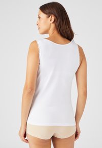 Damart EN PEIGNÉ EXTENSIBLE ESSENTIAL - Maglietta intima - blanc