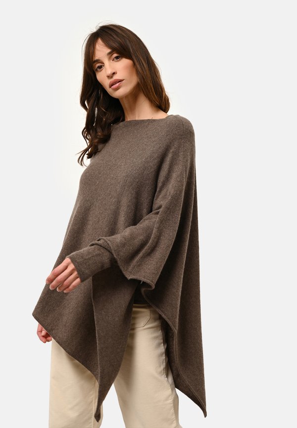 MEREDITH - Cape - taupe chiné
