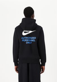 Nike Sportswear - HOODIE - Športna jopa s kapuco na zadrgo - black/white Miniaturna slika 1