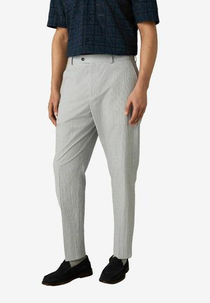 REGULAR FIT STRIPED  - Nadrágok - blue