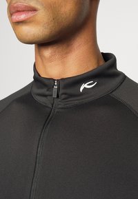 Kjus MEN KEANO HALF ZIP - Športni pulover - black melange