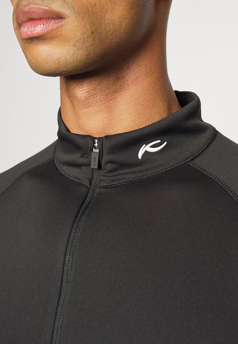 Herren Sportbekleidung | Kjus MEN KEANO HALF ZIP Sweatshirt black melange/schwarz - QX01655 Herren Sportbekleidung | Kjus MEN KEANO HALF ZIP Sweatshirt black melange/schwarz - QX01655