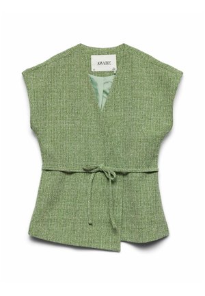 Vero Moda, GILETS AWCHANEL TAILORED WAISTCOAT - Veste sans manches - kale