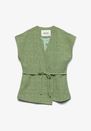Vero Moda, GILETS AWCHANEL TAILORED WAISTCOAT - Veste sans manches - kale