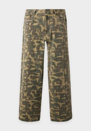 Kidsuper, FACE CAMO - Jean boyfriend - dark green