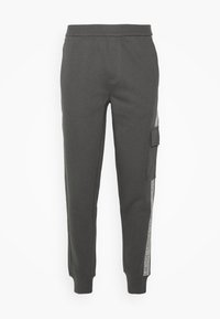 Calvin Klein Jeans LOGO TAPE PANT - Pantaloni sportivi - industrial grey