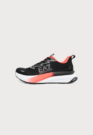 EA7 Emporio Armani, CRUSHER SONIC 2.0 SNEAKER - Αθλητικά παπούτσια - black/fiery coral