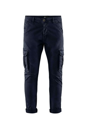 SLIM FIT - Cargobroek - navy blue