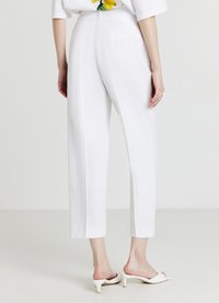 Calliope TINTA UNITA - Pantaloni - bianco ottico