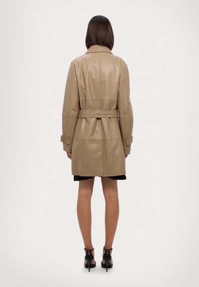 STUDIO ID JACKET  - Leren jas - nappa mud