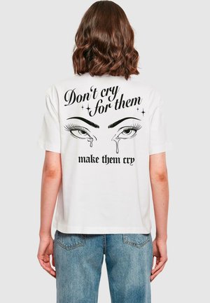 Print T-shirt - white