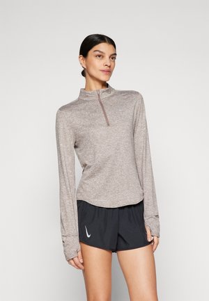 SWIFT - Camiseta de manga larga - mink brown/ironstone/reflective silver
