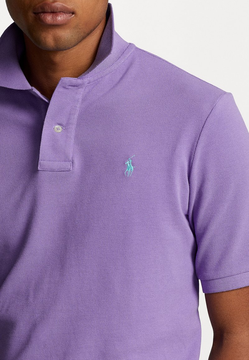 Custom Fit Polo Ralph Lauren The Iconic Mesh Para Hombre Morado