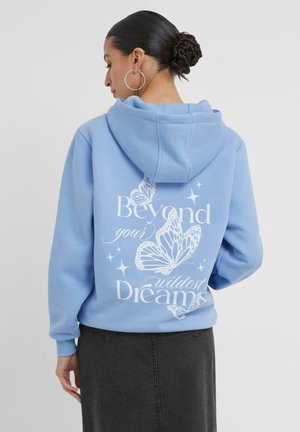 WILDEST DREAMS FLUFFY - Hoodie - powderblue