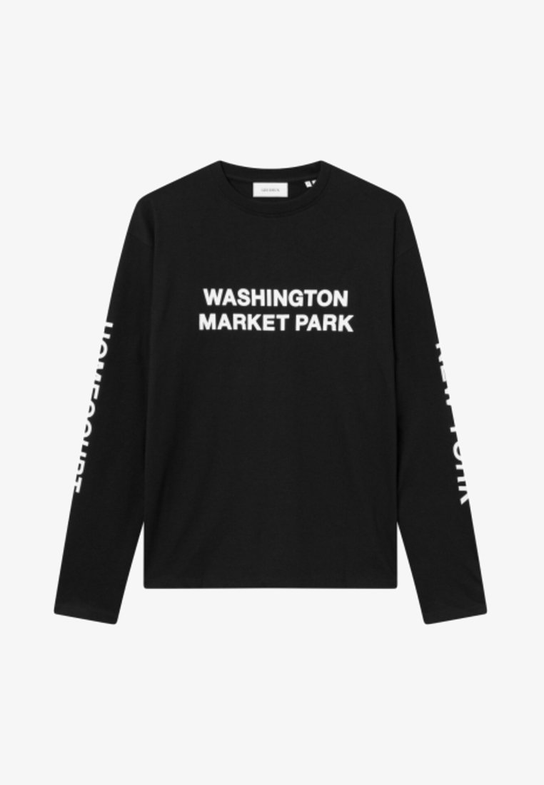 Les Deux WASHINGTON - Μπλούζα με μακριά μανίκια - black/light ivory
