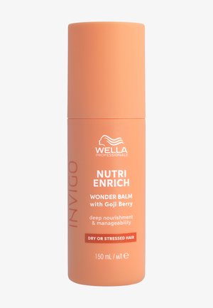 Wella Professionals Nutri Enrich Wonder Balm avec baie de Goji, 150 ml, pour une nutrition profonde et une meilleure maniabilité des cheveux secs ou stressés.