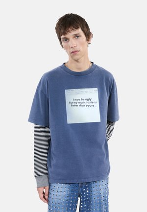 MANCHES COURTES - T-Shirt print - dark blue