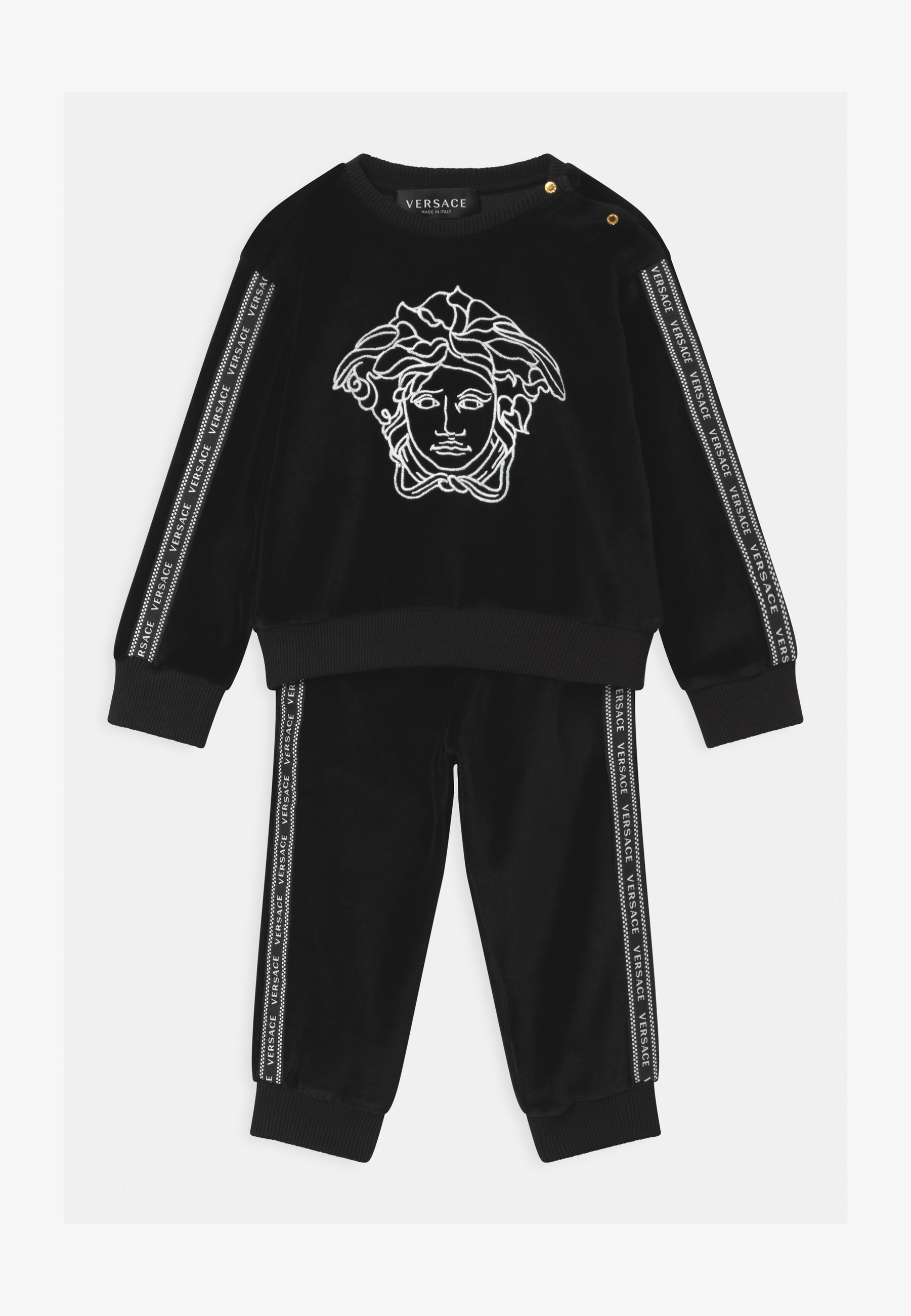 Versace Tuta Set Unisex Tracksuit Nero Black Zalando Co Uk