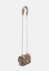 Guess ELIETTE - Skuldertasker - latte logo multi