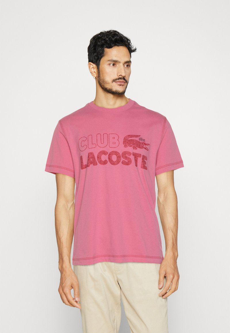 Lacoste TShirt print reseda pink/pink Zalando.ch