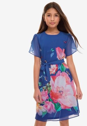 Robe de jour - blue floral