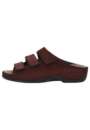 ANDREA - Mules - kaminrot