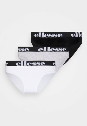 SHARLIA 3 PACK - Briefs - black/grey melange/white