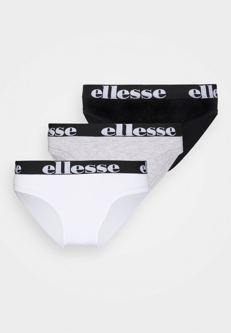 Ellesse SHARLIA 3 PACK - Slip - black/grey melange/white