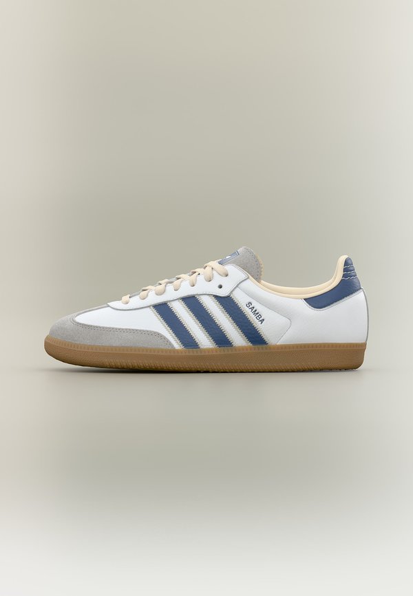 SAMBA OG UNISEX - Sneakers low - footwear white/crew blue